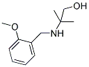 2-((2-METHOXYBENZYL)AMINO)-2-METHYLPROPAN-1-OL 结构式