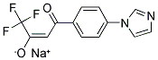 SODIUM, 1,1,1-TRIFLUORO-4-(4-IMIDAZOL-1-YL-PHENYL)-4-OXO-BUT-2-EN-2-OLATE 结构式