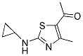 1-(2-CYCLOPROPYLAMINO-4-METHYL-THIAZOL-5-YL)-ETHANONE 结构式