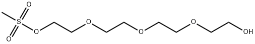 1-METHANESULFONYL-11-HYDROXY-3,6,9-TRIOXAUNDECANE 结构式