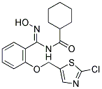 N-[(2-[(2-CHLORO-1,3-THIAZOL-5-YL)METHOXY]PHENYL)(HYDROXYIMINO)METHYL]CYCLOHEXANECARBOXAMIDE 结构式