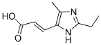 3-(2-ETHYL-5-METHYL-3H-IMIDAZOL-4-YL)-ACRYLIC ACID 结构式