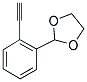 2-(2-ETHYNYL-PHENYL)-[1,3]DIOXOLANE 结构式