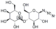 1-Azido-1-deoxy-beta-D-lactopyranoside 结构式