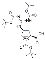 (2S,4S)-N-BOC-GAMMA-[N,N'-BIS(BOC)-GUANIDINO]-PROLINE 结构式