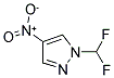 1-DIFLUOROMETHYL-4-NITRO-1H-PYRAZOLE 结构式