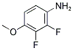 2,3-二氟-4-甲氧基苯胺 结构式