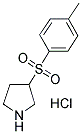 3-甲苯磺酰基吡咯烷盐酸盐 结构式