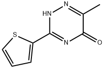 6-甲基-3-(噻吩-2-基)-1,2,4-三嗪-5(4H)-酮 结构式