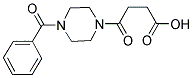 4-(4-BENZOYLPIPERAZIN-1-YL)-4-OXOBUTANOIC ACID 结构式