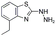 4-ETHYL-2-HYDRAZINO-1,3-BENZOTHIAZOLE 结构式