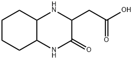 (3-OXO-DECAHYDRO-QUINOXALIN-2-YL)-ACETIC ACID 结构式