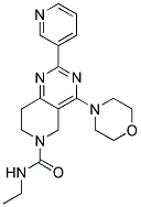 4-MORPHOLIN-4-YL-2-PYRIDIN-3-YL-7,8-DIHYDRO-5H-PYRIDO[4,3-D]PYRIMIDINE-6-CARBOXYLIC ACID ETHYLAMIDE 结构式