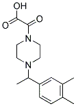 (4-[1-(3,4-DIMETHYLPHENYL)ETHYL]PIPERAZIN-1-YL)(OXO)ACETIC ACID 结构式