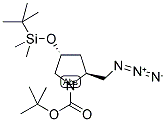 (2S,4R)-2-AZIDOMETHYL-4-(TERT-BUTYL-DIMETHYL-SILANYLOXY)-PYRROLIDINE-1-CARBOXYLIC ACID TERT-BUTYL ESTER 结构式