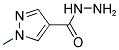 1-METHYL-1 H-PYRAZOLE-4-CARBOXYLIC ACID HYDRAZIDE 结构式