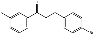 3-(4-Bromophenyl)-3'-methylpropiophenone 结构式