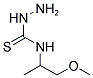 N-(2-METHOXY-1-METHYLETHYL)HYDRAZINECARBOTHIOAMIDE 结构式