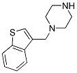 1-(1-BENZOTHIEN-3-YLMETHYL)PIPERAZINE 结构式
