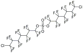 BIS(7-CHLOROPERFLUOROHEPTYL)SULFATE 结构式