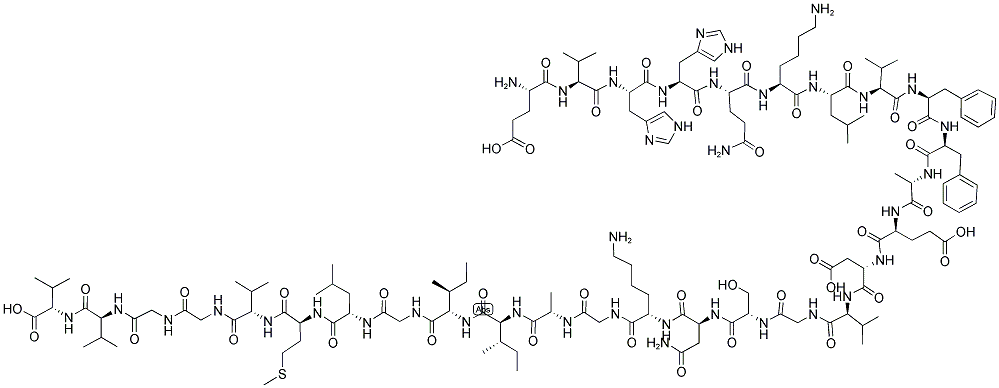 BETA-AMYLOID (11- 40) 结构式