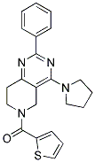2-PHENYL-4-PYRROLIDIN-1-YL-6-(THIEN-2-YLCARBONYL)-5,6,7,8-TETRAHYDROPYRIDO[4,3-D]PYRIMIDINE 结构式