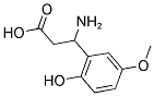 3-AMINO-3-(2-HYDROXY-5-METHOXY-PHENYL)-PROPIONIC ACID 结构式