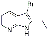 3-BROMO-2-ETHYL-1H-PYRROLO[2,3-B]PYRIDINE 结构式