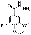 3-BROMO-4-ETHOXY-5-METHOXY-BENZOIC ACID HYDRAZIDE 结构式