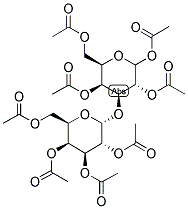 1,2,4,6-TETRA-O-ACETYL-3-O-(2,3,4,6-TETRA-O-ACETYL-A-D-GALACTOPYRANOSYL)-D-GALACTOSE 结构式