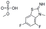 4,6-DIFLUORO-3-METHYL-1,3-BENZOTHIAZOL-2(3H)-IMINE METHYL SULFATE 结构式