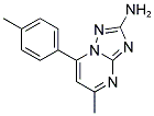 5-METHYL-7-(4-METHYLPHENYL)[1,2,4]TRIAZOLO[1,5-A]PYRIMIDIN-2-AMINE 结构式