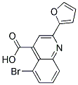 5-BROMO-2-(2-FURYL)QUINOLINE-4-CARBOXYLIC ACID 结构式