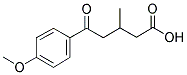 5-(4-METHOXYPHENYL)-3-METHYL-5-OXOVALERIC ACID 结构式