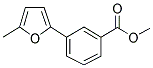 3-(5-METHYL-FURAN-2-YL)-BENZOIC ACID METHYL ESTER 结构式