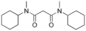 N,N'-DICYCLOHEXYL-N,N'-DIMETHYL-MALONAMIDE 结构式