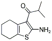 1-(2-AMINO-4,5,6,7-TETRAHYDRO-BENZO[B]THIOPHEN)-2-METHYL-PROPAN-1-ONE 结构式