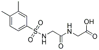 [2-(3,4-DIMETHYL-BENZENESULFONYLAMINO)-ACETYLAMINO]-ACETIC ACID 结构式