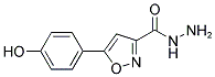 5-(4-HYDROXY-PHENYL)-ISOXAZOLE-3-CARBOXYLIC ACID HYDRAZIDE 结构式