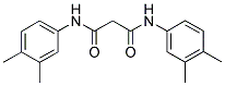 N,N'-BIS-(3,4-DIMETHYL-PHENYL)-MALONAMIDE 结构式