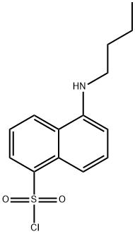 5-(丁基氨基)萘-1-磺酰氯 结构式