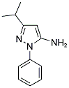 1-苯基-3-(丙-2-基)-1H-吡唑-5-胺 结构式