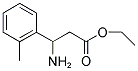 3-Amino-3-o-tolyl-propionic acid ethyl ester 结构式