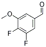 4,5-Difluoro-3-methoxybenzaldehyde 结构式