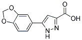 5-BENZO[1,3]DIOXOL-5-YL-1 H-PYRAZOLE-3-CARBOXYLIC ACID 结构式