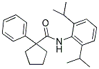 N-(2,6-BIS(ISOPROPYL)PHENYL)(PHENYLCYCLOPENTYL)FORMAMIDE 结构式