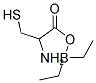 2-AMINO-3-[(DIETHYLBORYL)OXY]-3-OXO-1-PROPANETHIOL 结构式