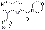 2-(MORPHOLIN-4-YLCARBONYL)-8-THIEN-3-YL-1,6-NAPHTHYRIDINE 结构式