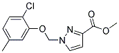 1-(2-CHLORO-5-METHYL-PHENOXYMETHYL)-1 H-PYRAZOLE-3-CARBOXYLIC ACID METHYL ESTER 结构式
