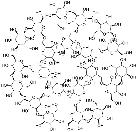 6-O-MALTOSYL-BETA-CYCLODEXTRIN 结构式